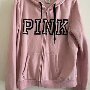 PINK legging and zip up outfit